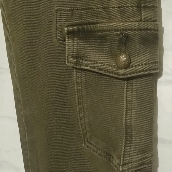 NWT, Free People Moss/Army Green Cargo Pant, size 24 - Picture 6 of 10